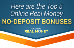 top 5 no deposit bonuses
